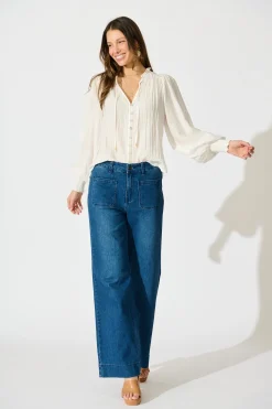 New Solara Top in White Tops|Casual