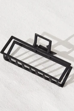 Clearance Squarie Hair Claw In Black Hair Accessories