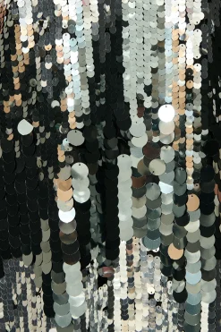 Clearance Stardust Sequin Dress in Silver Multi Sequin Dresses|Party
