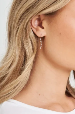 Online Starry Eyed Earrings In Silver Jewellery|Wedding Accessories