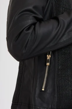 Outlet Stefany Jacket in Black Outerwear|Outerwear