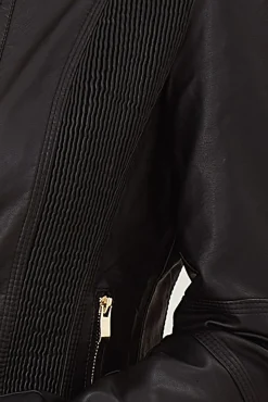 Outlet Stefany Jacket in Black Outerwear|Outerwear
