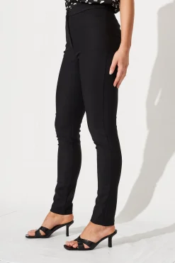 Outlet The Boss Pants In Black Bottoms|Pants