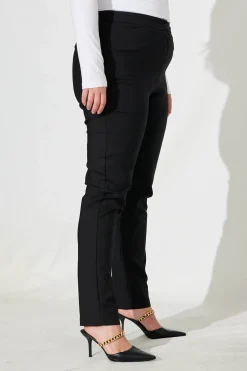Outlet The Boss Pants In Black Bottoms|Pants