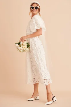 Sale Tillie Lace Maxi Dress In White Dresses|Formal