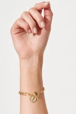 Clearance Vista Chain Bracelet In Gold Jewellery|Hens Night