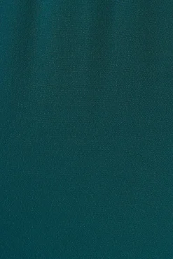 Fashion Viviani Zip Top In Teal Tops|Workwear