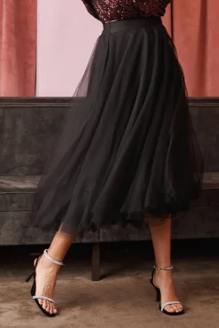 Sale Wannabe Tulle Skirt In Black Bottoms|Skirts & Shorts