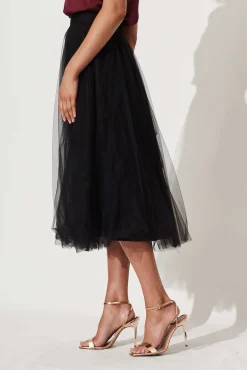 Sale Wannabe Tulle Skirt In Black Bottoms|Skirts & Shorts