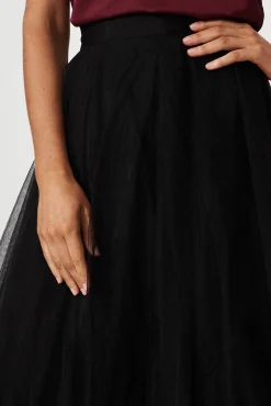 Sale Wannabe Tulle Skirt In Black Bottoms|Skirts & Shorts