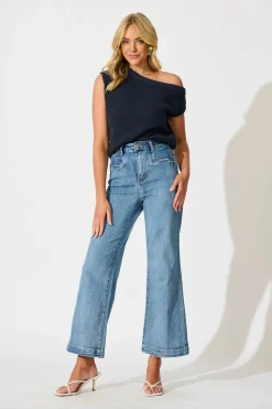 Best Waverley High Rise Wide Leg Jean In Light Blue Denim Bottoms
