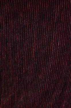 Fashion Whisked Away Top in Wine Lurex Tops|Party & Occasion