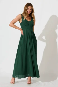 Outlet Wonderful Maxi Dress In Emerald Dresses|Formal