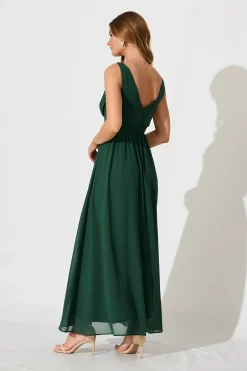 Outlet Wonderful Maxi Dress In Emerald Dresses|Formal