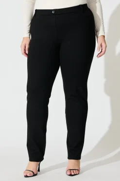 Fashion Workflow Skinny Pants in Black Bottoms|Pants
