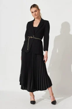 New Workflow Stretch Blazer In Black Outerwear|Outerwear