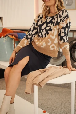Sale Workflow Stretch Pencil Skirt In Navy Bottoms|Skirts & Shorts