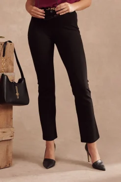Clearance Workflow Stretch Straight Leg Pocket Pant In Black Bottoms|Pants