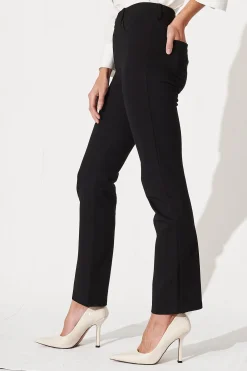 Clearance Workflow Stretch Straight Leg Pocket Pant In Black Bottoms|Pants