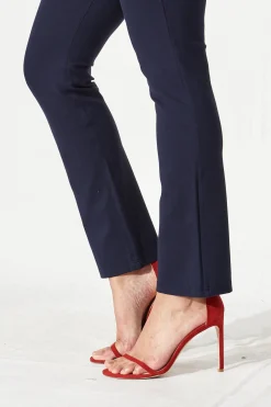 Sale Workflow Stretch Straight Leg Pocket Pant In Navy Bottoms|Pants