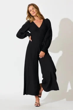 Online Yasmin Jumpsuit in Black Playsuits & Jumpsuits|Jumpsuits & Playsuits